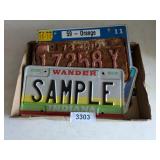 Assorted License Plates