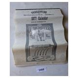 Winchester 1977 Calendar