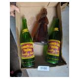 (2) French Lick Valley Sparkling Water Bottles &