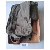 WW2 Canteen, Belt & Misc.