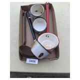 Enamelware Ladles, Cups & Other Ladle