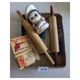 Rolling Pins, Cookie Jar Top?, +