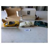 (3) Plastic Ertl Cars