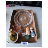 Ashtray, Shaving Mug, Brushes & Figurines