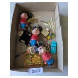 Sports Cards, Vintage Mickey Mouse Toys, Lighter,