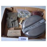 Military Food Container, Buttons, Yarn, +