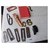 Knife Sheath, Patriotic Silver War Tokens Book, +