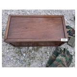 Wooden Crate w/ Vintage Military Content