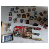 Trading Cards, Mini Coca-Cola Tray, Toy Cars &