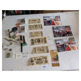 Watch, Playing Cards, Fake Money & Other