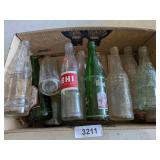 Assorted Vintage Glass Bottles