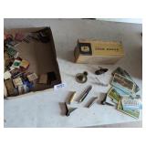 Assorted Matchbooks, Postcards, +