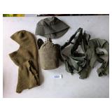 Full Face Sock Hat, Canteen, Harness & Hat