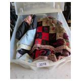 Rolling Tote w/ (2) Quilts