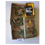 Kodak Camera, Plastic Army Men, +
