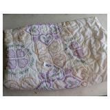 Hand Stitched? Quilt w/ Cross Stitch Design