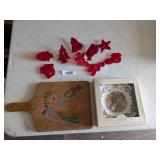 Cookie Cutters, Cutting Board &