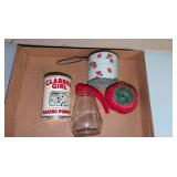 Vintage Sifter, Syrup Dispenser, +