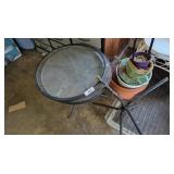 (2) Patio Tables & Planters