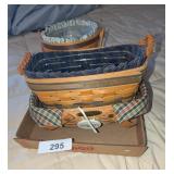 (3) Longaberger Baskets