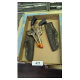 (2) Ponyboy Toy Guns w/ Holsters