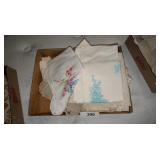 Assorted Doilies & Embroidered Linens