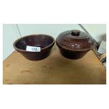 Marcrest Stoneware Casserole Bowl & Other Bowl