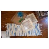 Seashell Decor, Wall Art, Table Runner, Candle &