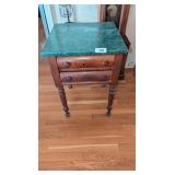 Stone Topped Side Table