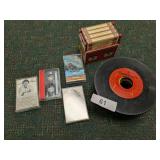 46 RPM Records & Cassette Tapes