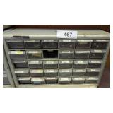 Plastic Organizer w/ Contents