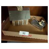 Small Wooden House & Candle Holder w/ Match