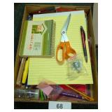 Notebook, Binders, Pencils, Pens, Scissors &