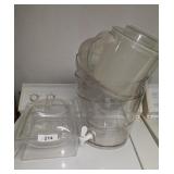 Plastic Drink Dispenser, Ice Bucket, +