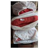 Burnt Red Outdoor Seating Cushions