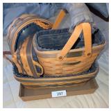 (4) Longaberger Baskets