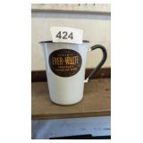 White Enamelware Measuring Cup w/ Original Label