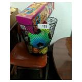 (2) Kids Chairs, Basket, Soccer Ball &