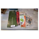 Serving Tray, Dish Towels & 6" Fork