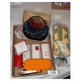Travel Bag, Monogrammed Handkerchiefs,
