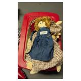 (2) Country Doll Decor
