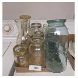 Assorted Canning Jars