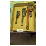 Rigid 14" Pipe Wrench, Craftsman 10" Pipe Wrench