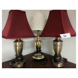 (3) Table Lamps
