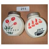 Vintage Milkglass Salt & Pepper Shaker