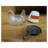 Mini Skillet, Small Hen & Nest & Bug Kill