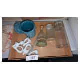Vintage Bottles, Glass Eye Wash, +