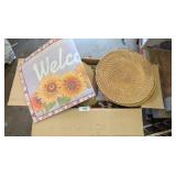 Assorted Rugs, Placemats & Other