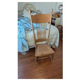 Pressed Back Rocking Chair