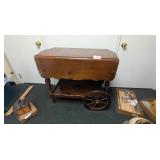 Drop Leaf Tea Cart